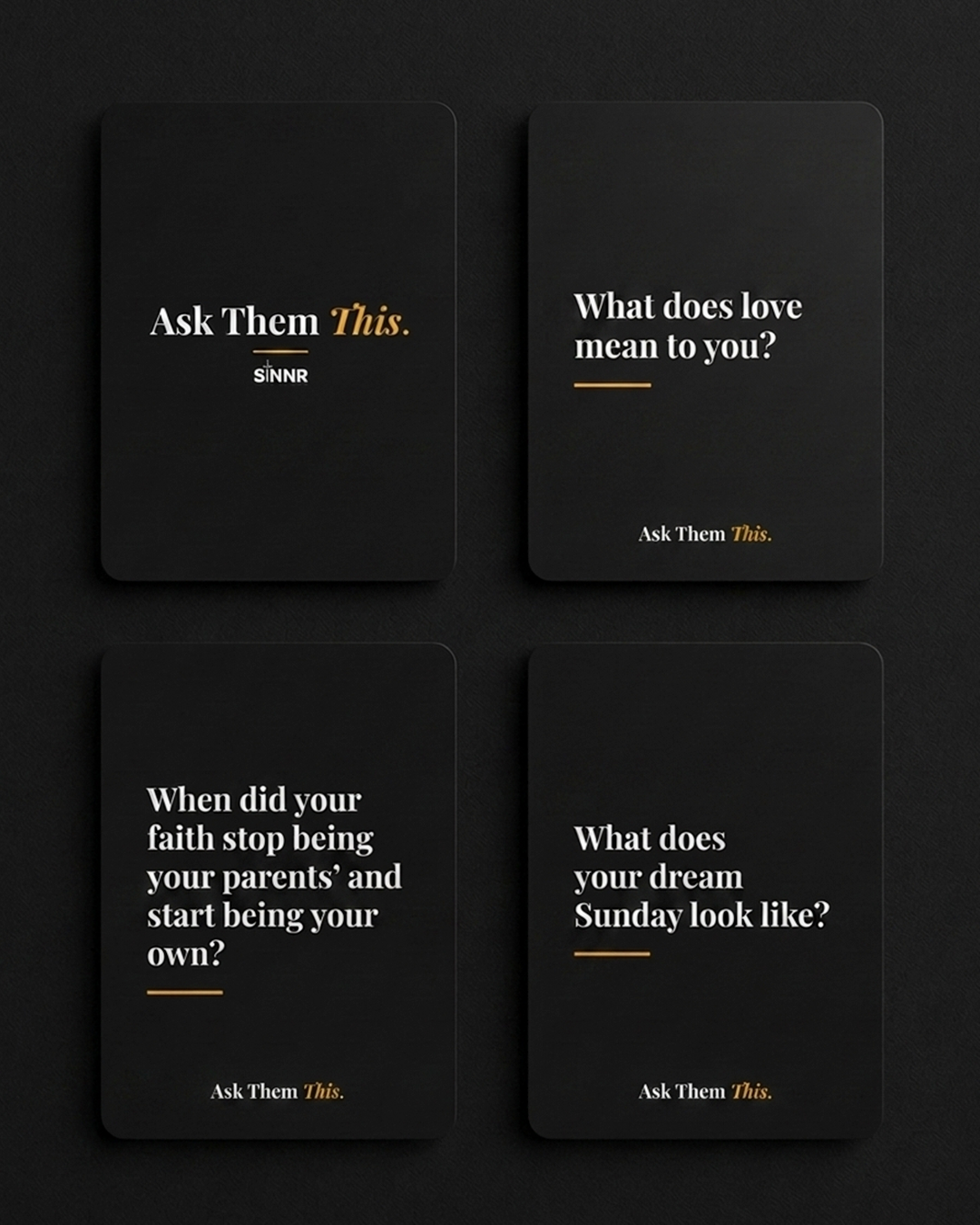 ASK THEM THIS - Catholic Dating Game