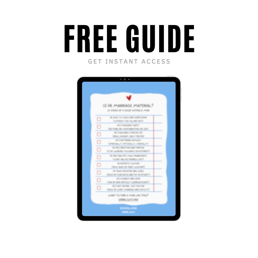 MARRIAGE MATERIAL CHECKLIST